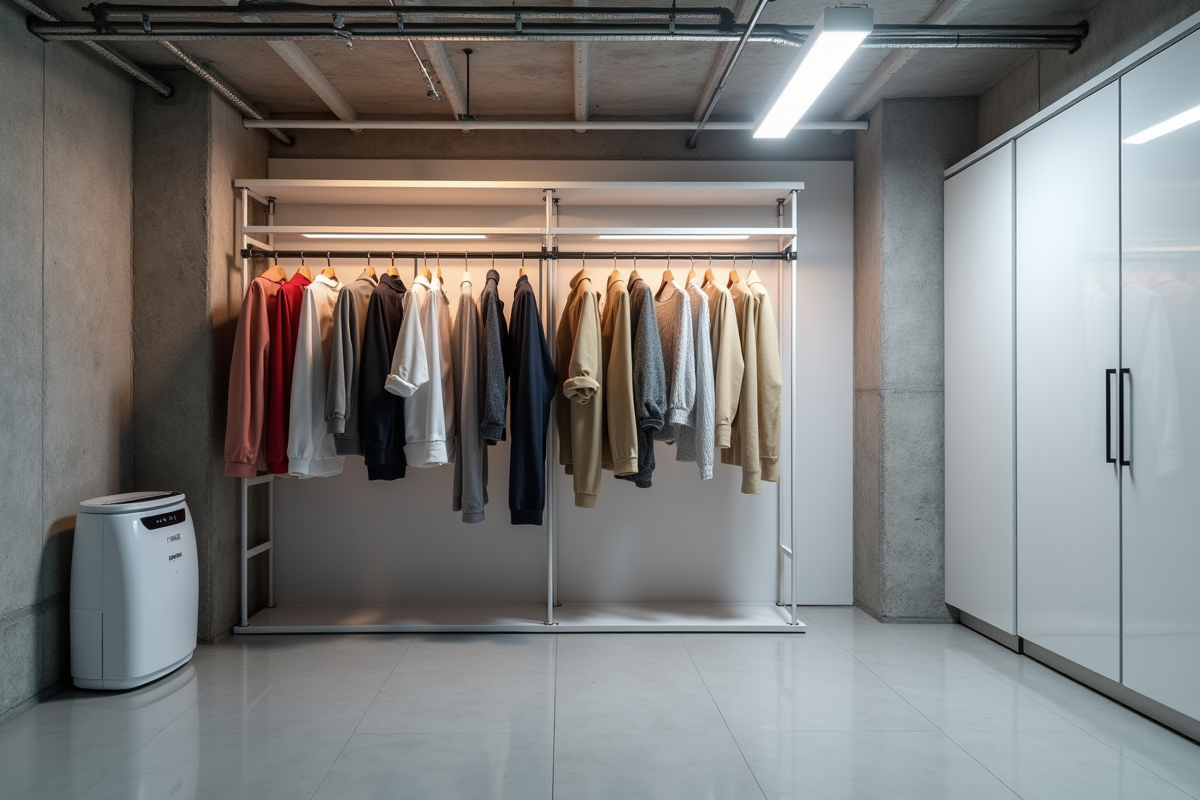 vêtements stockage